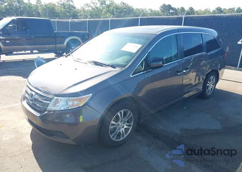 2012 Honda Odyssey Ex-L from USA, damaged, VIN 5FNRL5H64CB025509